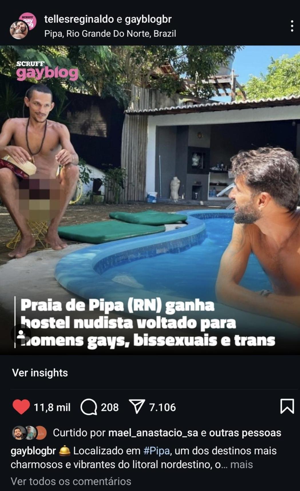 Pelados Beach Hostel Praia de Pipa Buitenkant foto